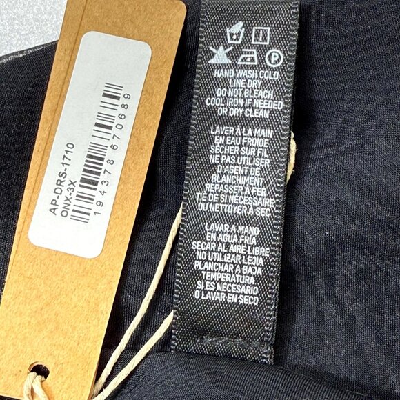 SKIMS Romance Chiffon Halter Silk Slip Dress Onyx 3X - Picture 8 of 10